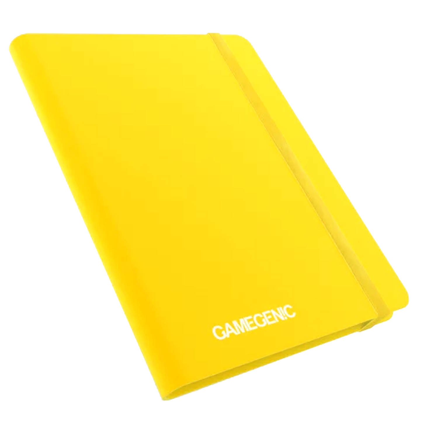 Gamegenic 9 Pocket (360 Card) Casual Trading Card Binder: Yellow (Closed) | Happy Piranha