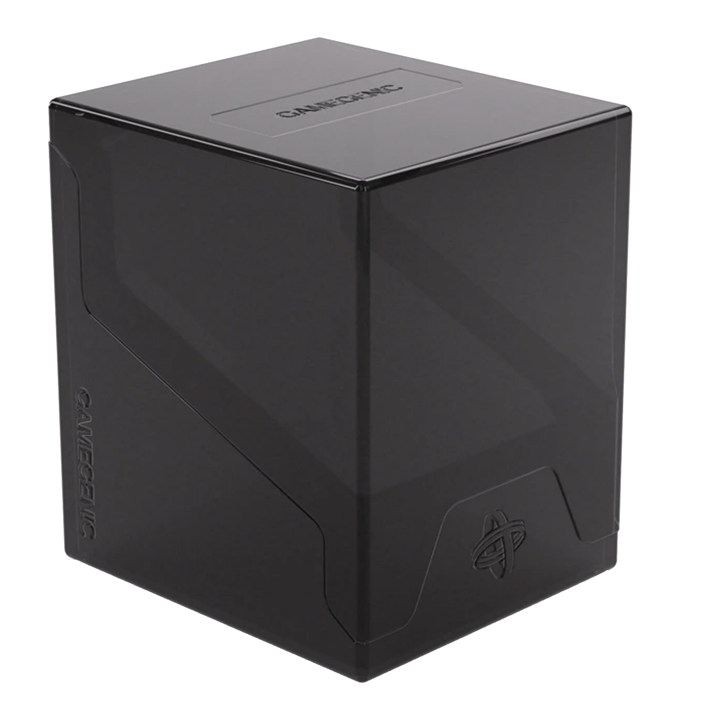 Gamegenic Bastion 100+ XL Deck Box: Black on a White Background | Happy Piranha