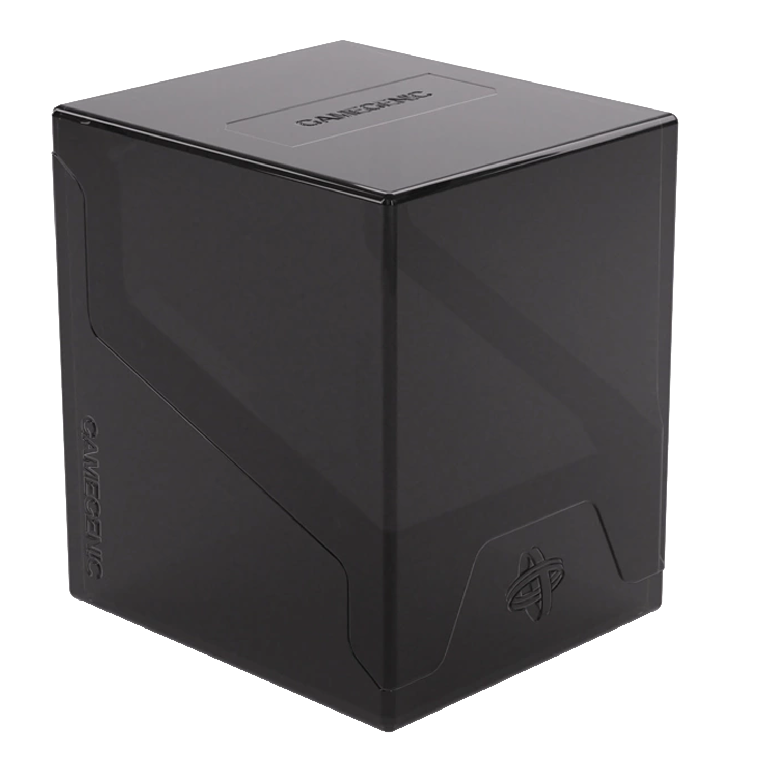 Gamegenic Bastion 100+ XL Deck Box: Black on a White Background | Happy Piranha