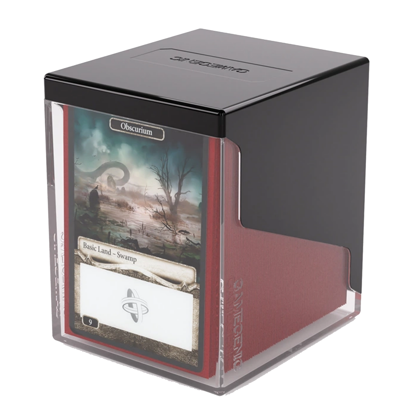 Gamegenic Bastion 100+ XL Deck Box: Black & Clear