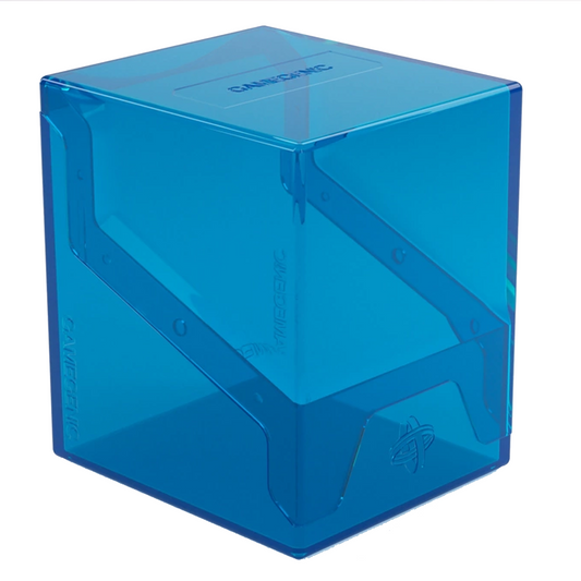 Gamegenic Bastion 100+ XL Deck Box: Blue on a White Background | Happy Piranha