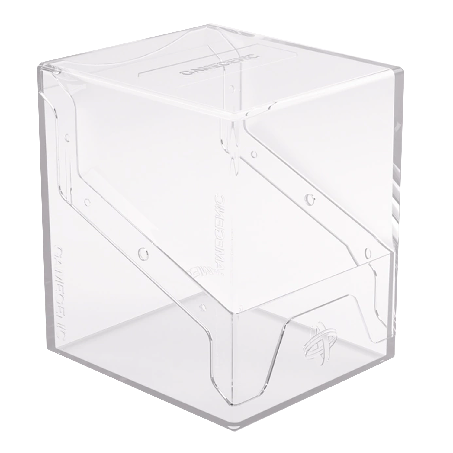 Gamegenic Bastion 100+ XL Deck Box: Clear | Happy Piranha