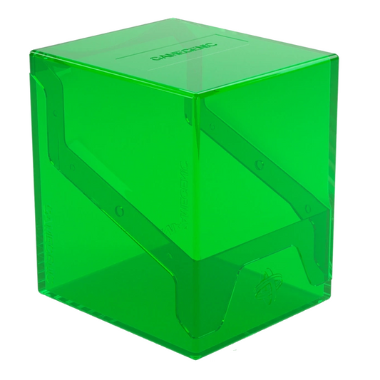 Gamegenic Bastion 100+ XL Deck Box: Green on a White Background | Happy Piranha