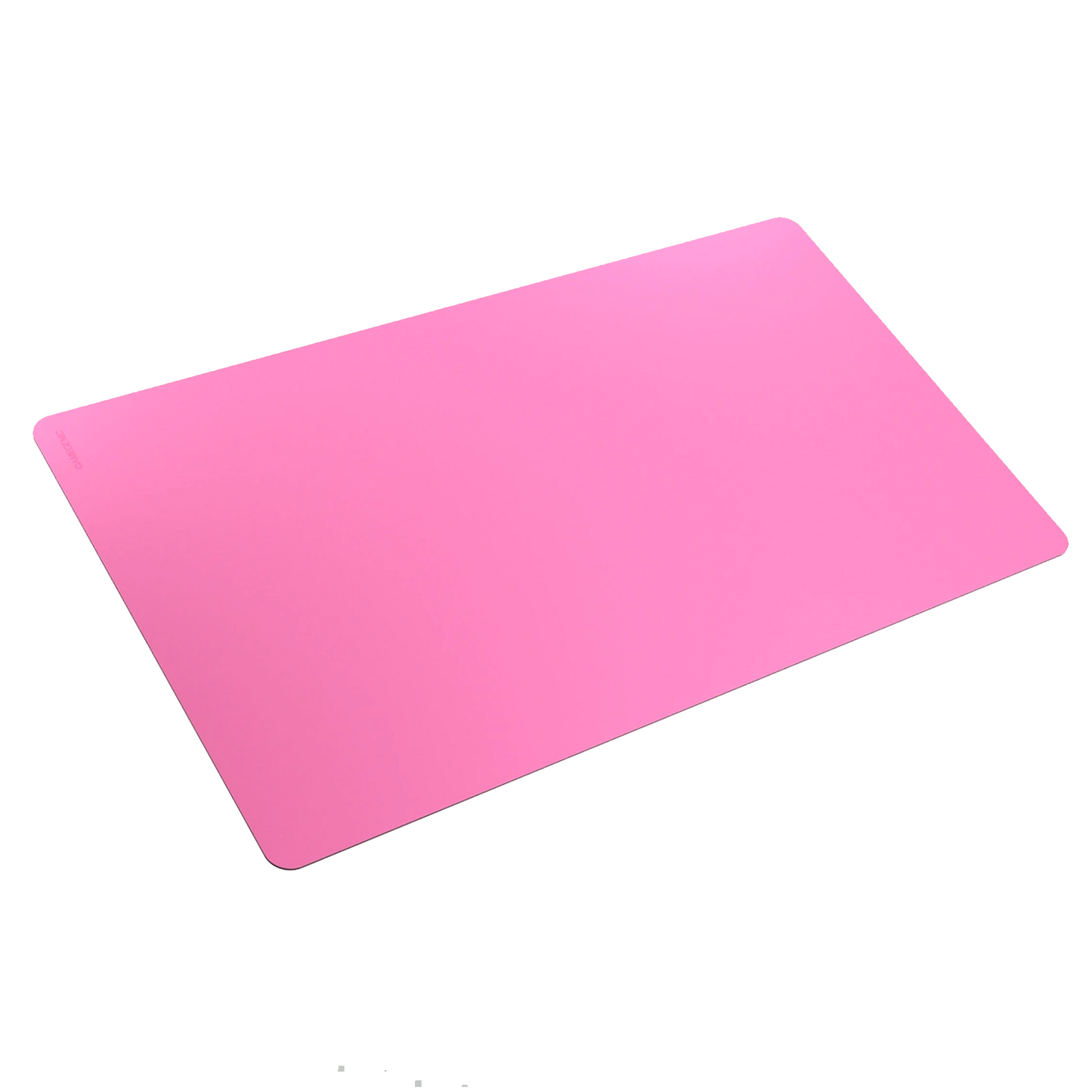 Gamegenic Prime TCG Playmat 61 x 35cm: Pink on a White Background | Happy Piranha