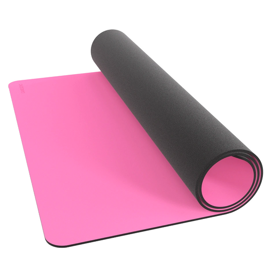 Gamegenic Prime TCG Playmat 61 x 35cm: Pink Rolled Up on a White Background | Happy Piranha