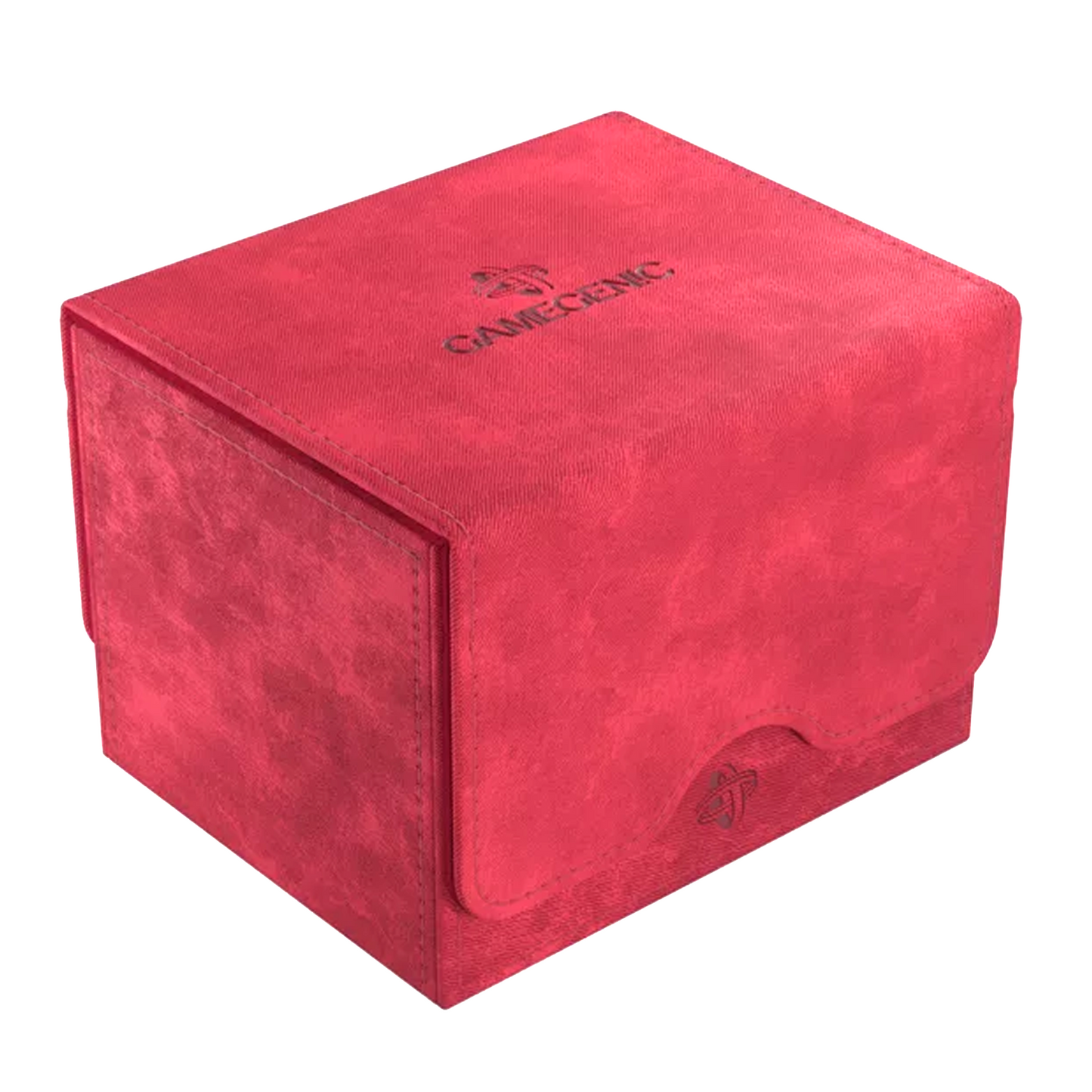 Gamegenic Sidekick 100+ XL Convertible Deck Box: Red (Lid Closed) | Happy Piranha