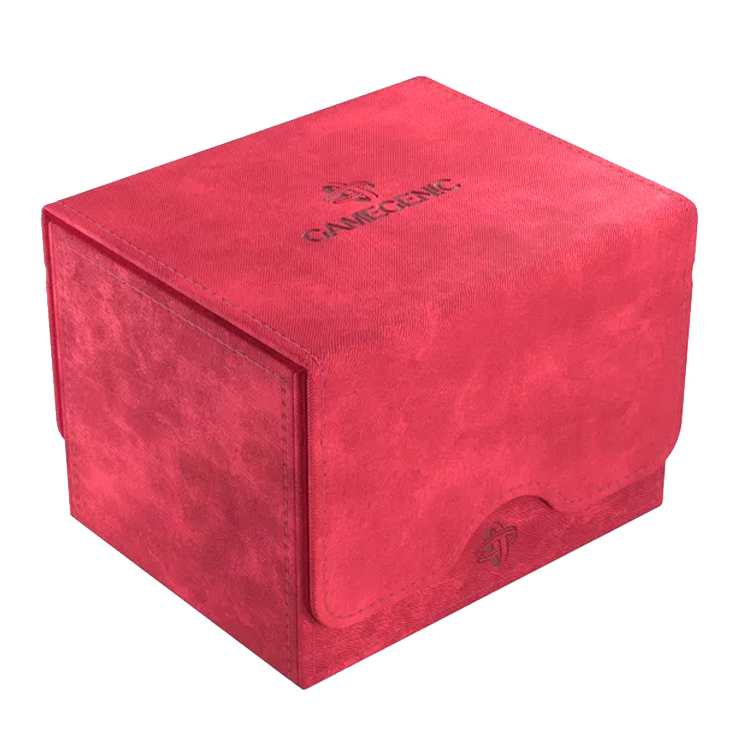 Gamegenic Sidekick 100+ XL Convertible Deck Box: Red (Lid Closed) | Happy Piranha