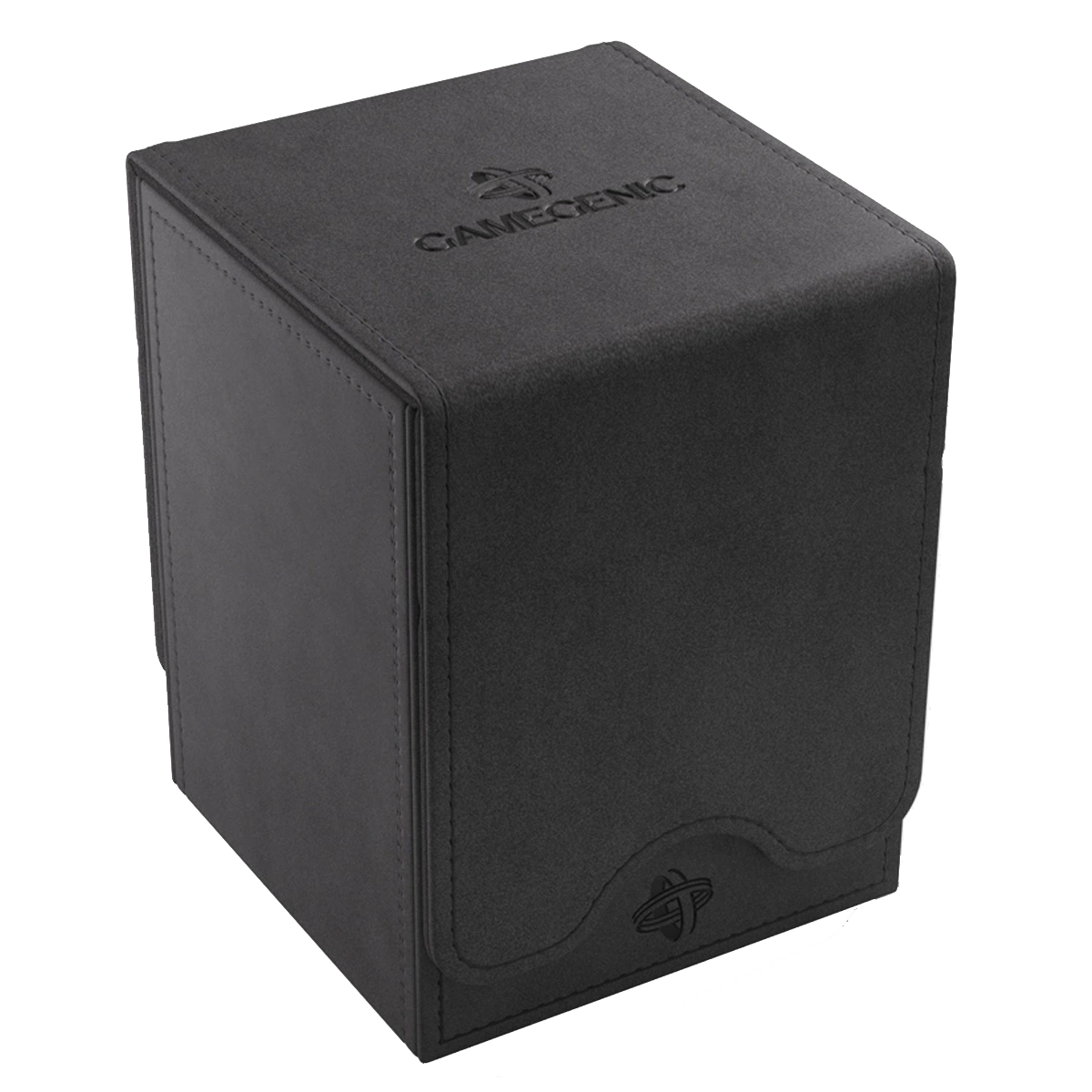 Gamegenic Squire 100+ XL Convertible Deck Box: Black (Closed) | Happy Piranha