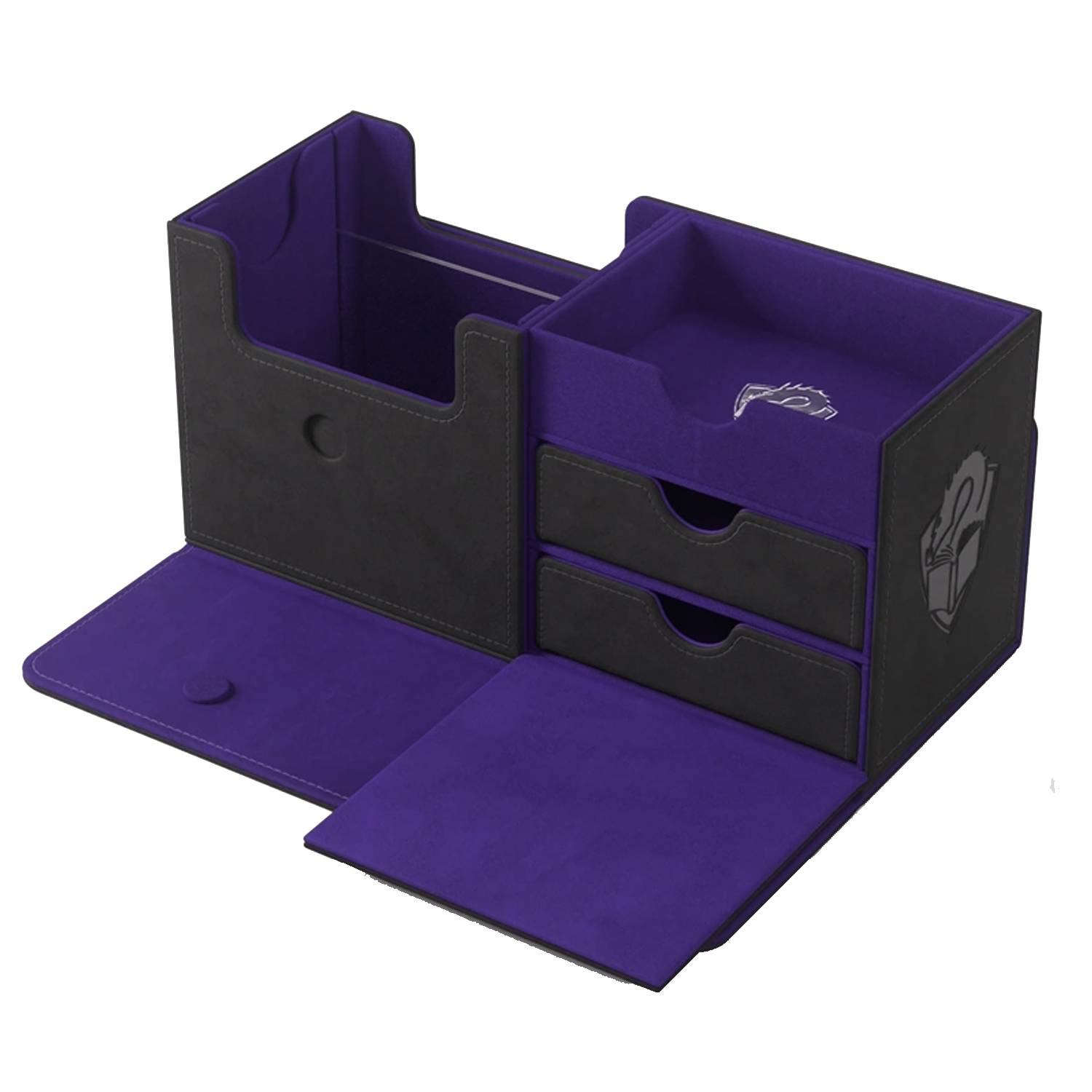 Gamegenic The Academic 133+ XL Tolarian Edition Deck Box (With the Lid Off) | Happy Piranha