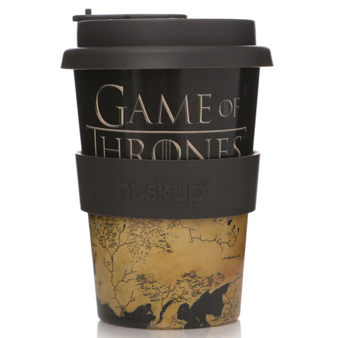 Game of Thrones Huskup Reusable Coffee Cup (Front) | Happy Piranha