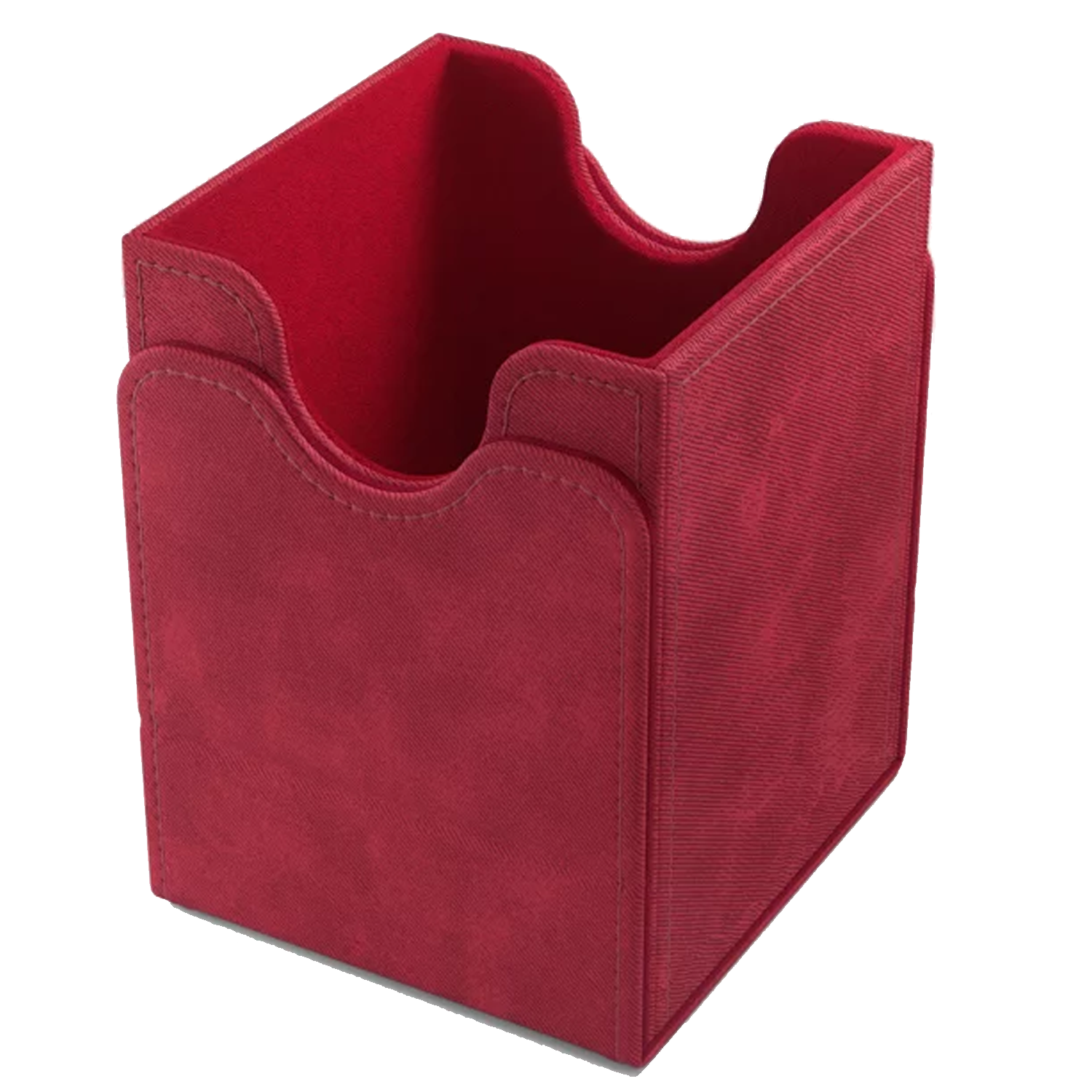 Gamegenic Squire 100+ XL Convertible Deck Box: Red (Lid Underneath) | Happy Piranha