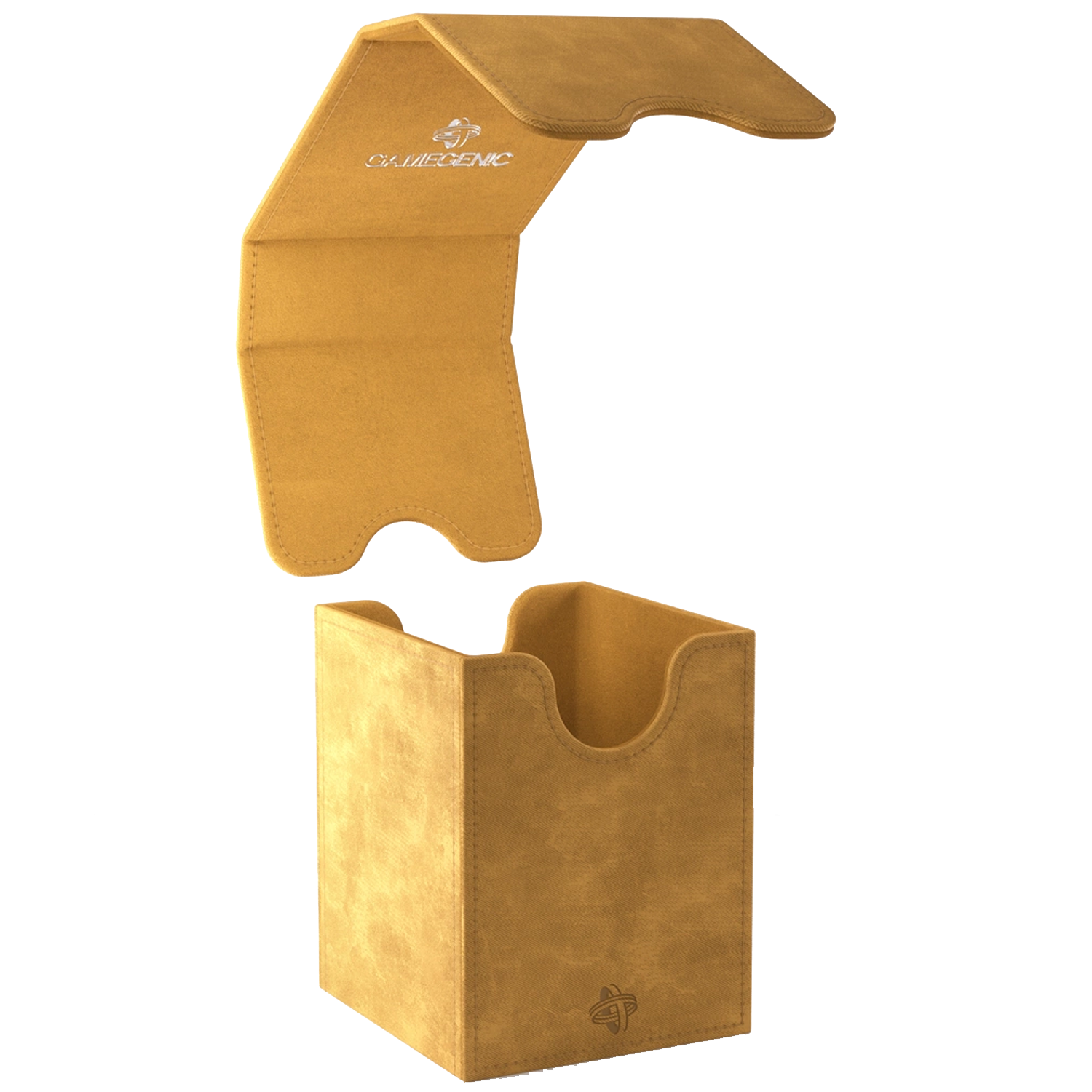 Gamegenic Squire 100+ XL Convertible Deck Box: Sand (Lid Off) | Happy Piranha
