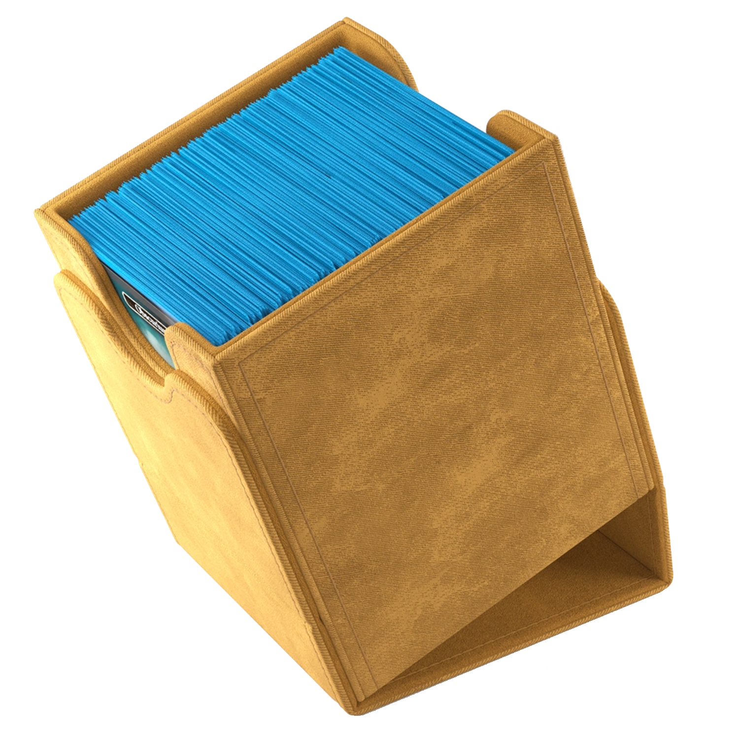 Gamegenic Squire 100+ XL Convertible Deck Box: Sand (Tilted Vertically) | Happy Piranha