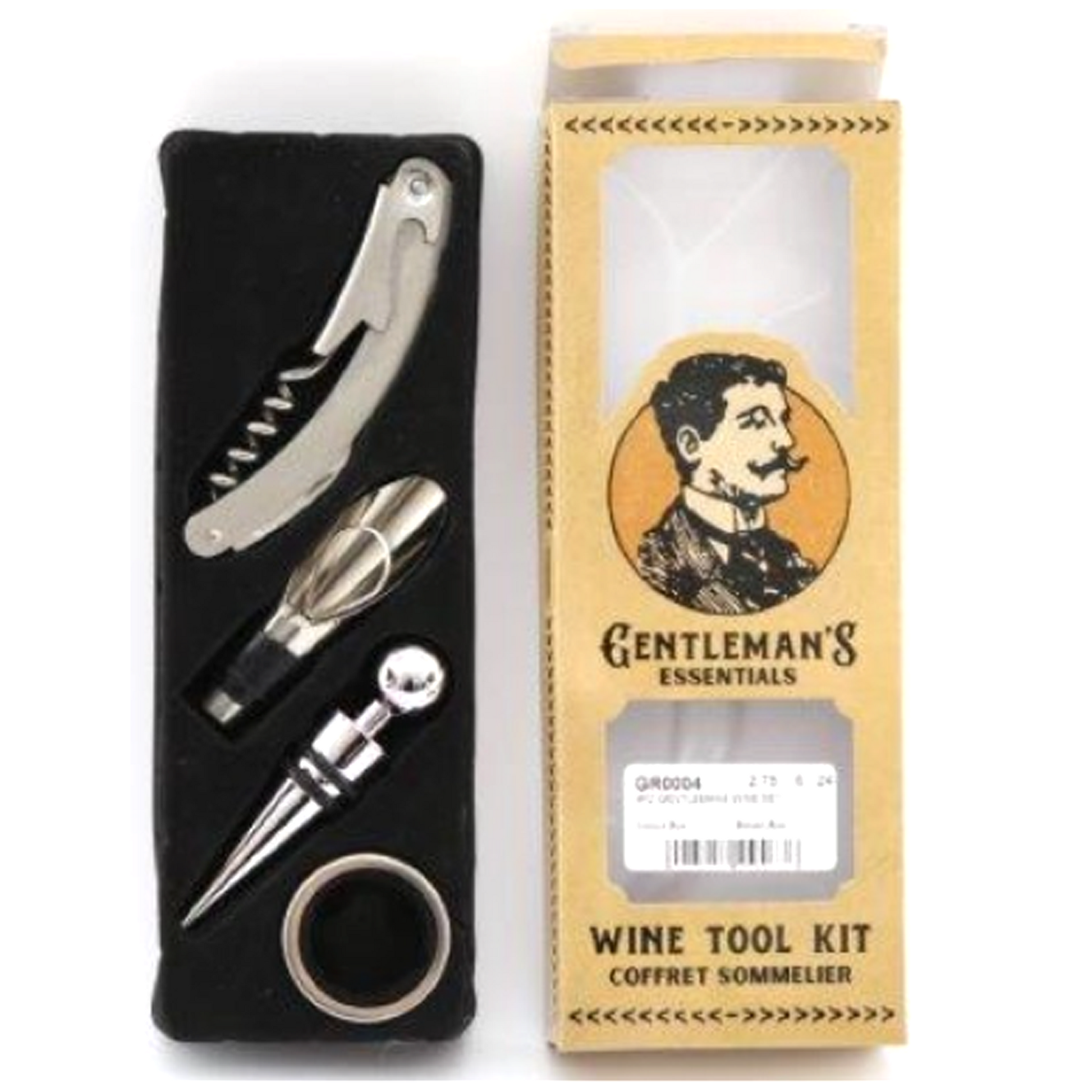 Gentleman's Essentials Wine Tool Kit (Box and Contents) | Happy Piranha