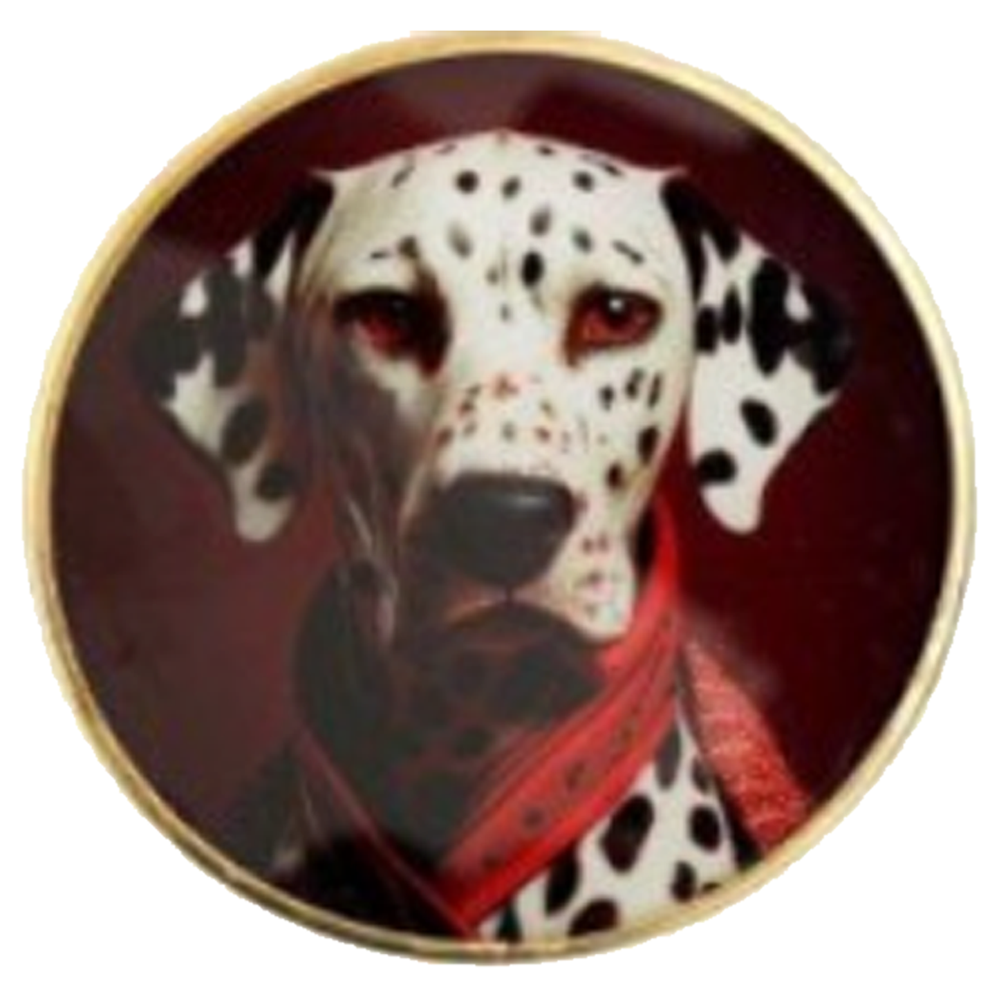 Gentry Big Dogs: Posh Animal Design Glass Coaster (Dalmatian Design) | Happy Piranha