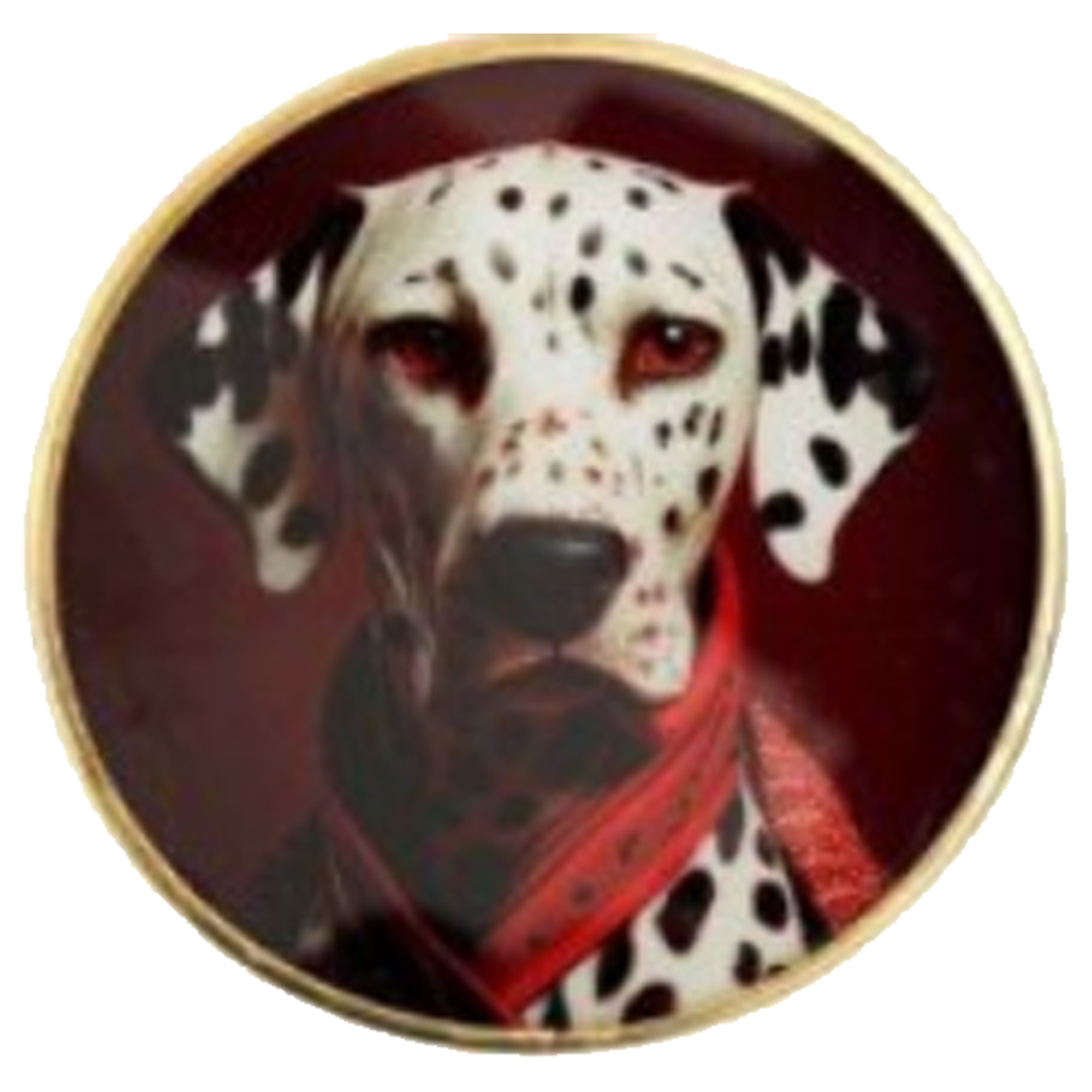 Gentry Big Dogs: Posh Animal Design Glass Coaster (Dalmatian Design) | Happy Piranha