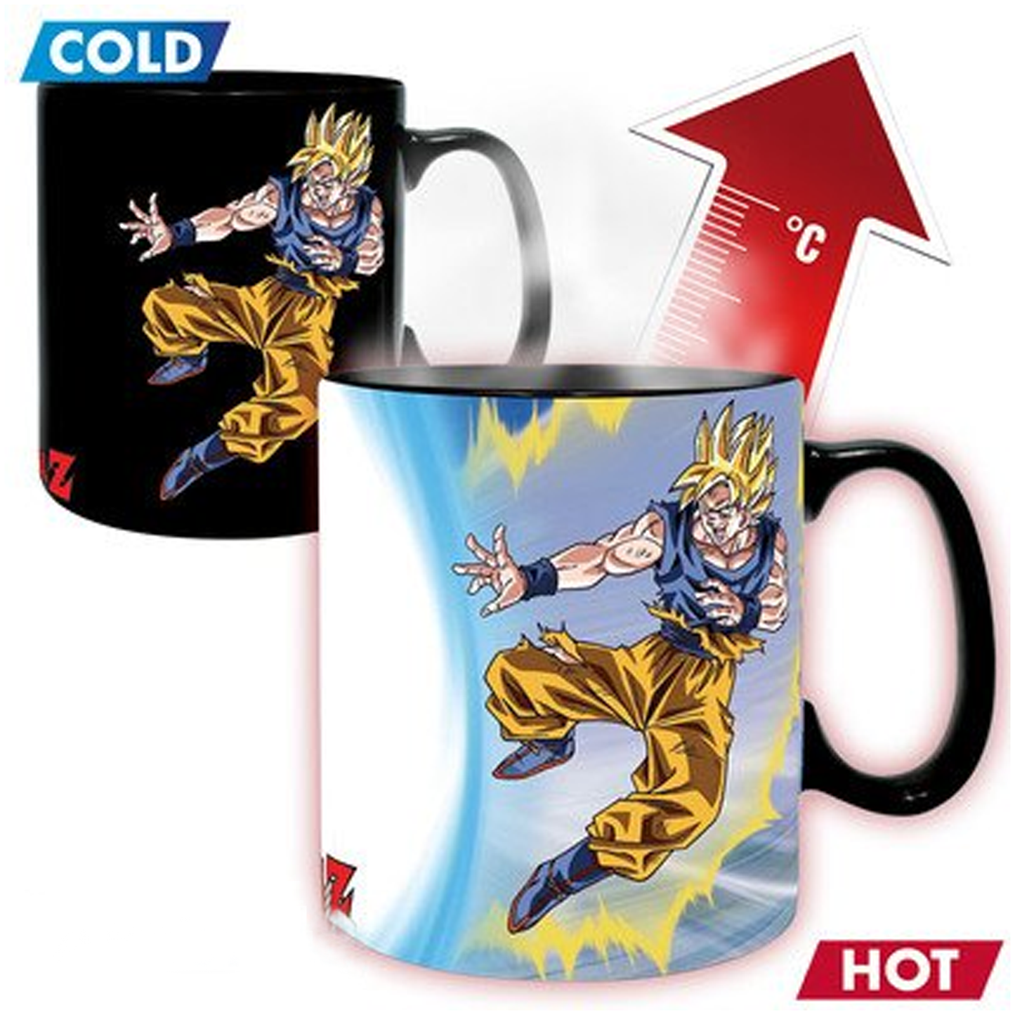 Dragon Ball Z Goku Vs Buu Heat Changing Mug (Goku) | Happy Piranha