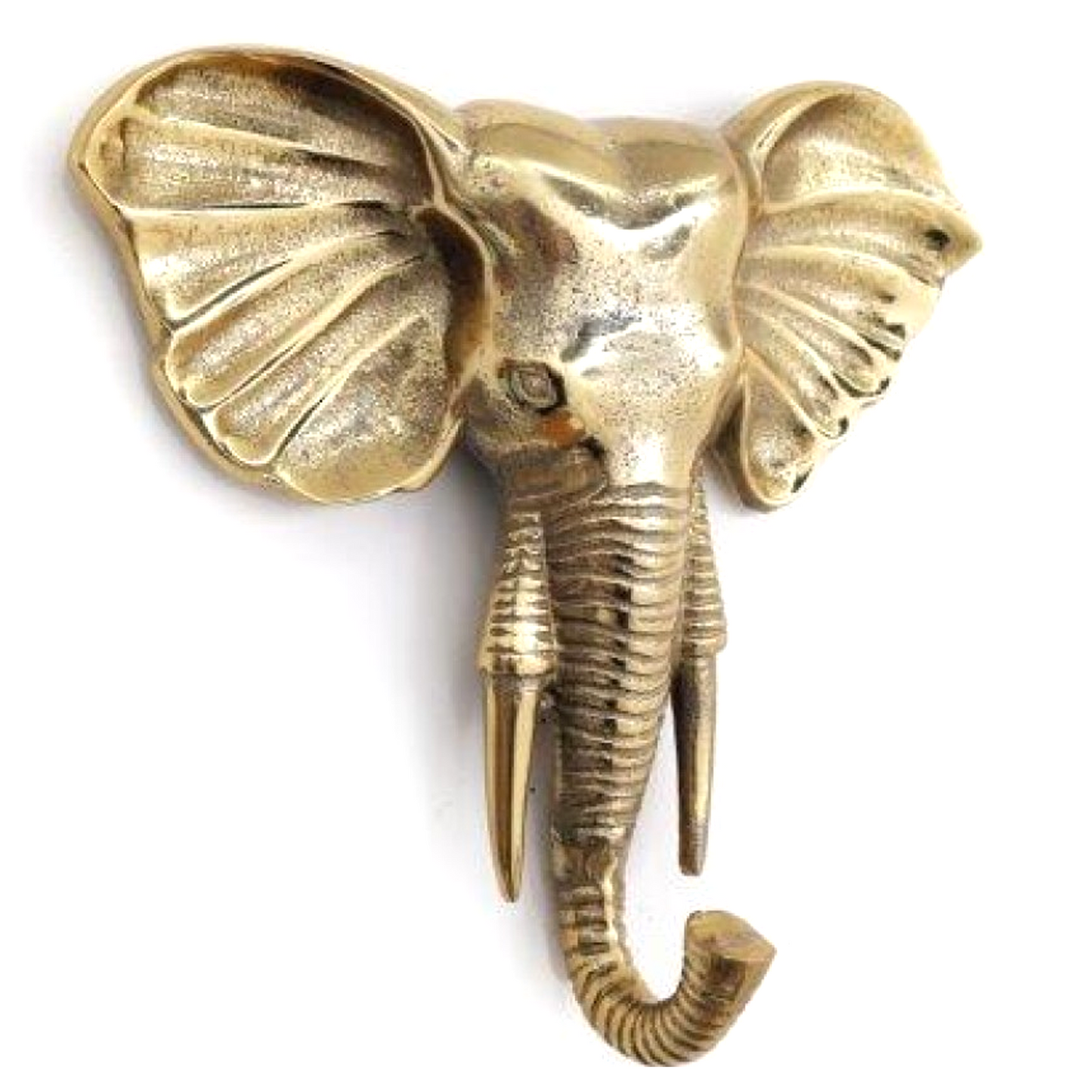 Gold Elephant Aluminium Metal Wall Hook | Happy Piranha