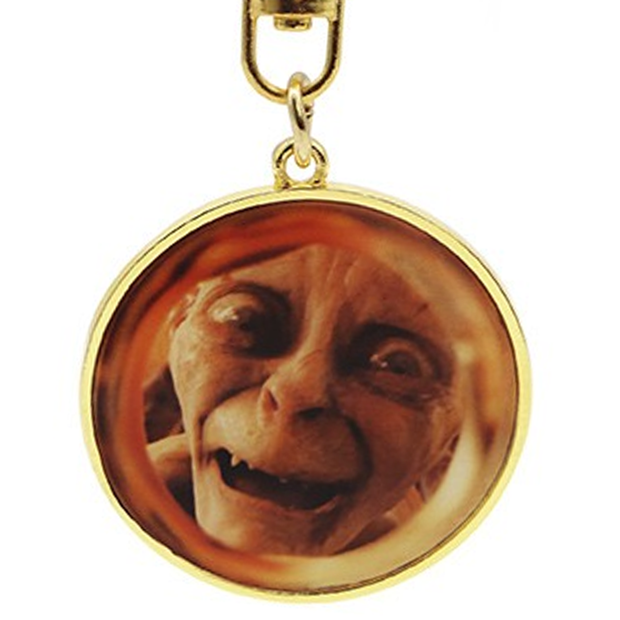 Gollum - The Lord Of The Rings One Ring Metal Keychain | Happy Piranha