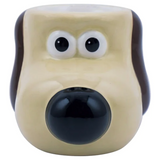 Gromit - Wallace & Gromit 3D Face Shaped Egg Cup (Front) | Happy Piranha