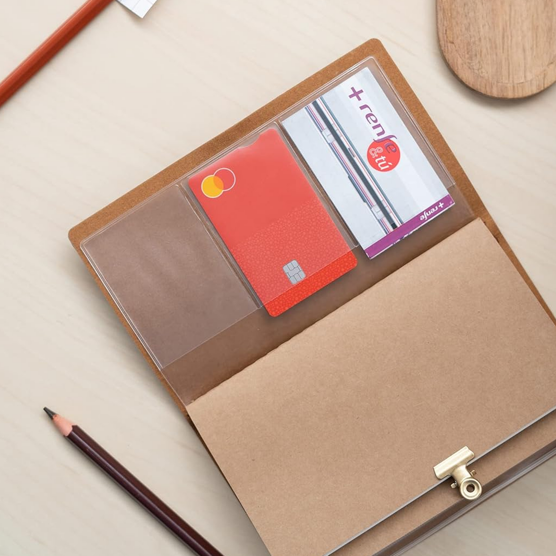 Gryffindor Harry Potter Faux Leather Travel Journal / Notebook (Interior card Holder) | Happy Piranha