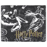 Harry Potter Hogwarts Houses Bifold Wallet (Front) | Happy Piranha