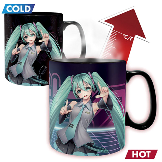 Hatsune Miku Heat Change Ceramic Mug (Front) | Happy Piranha