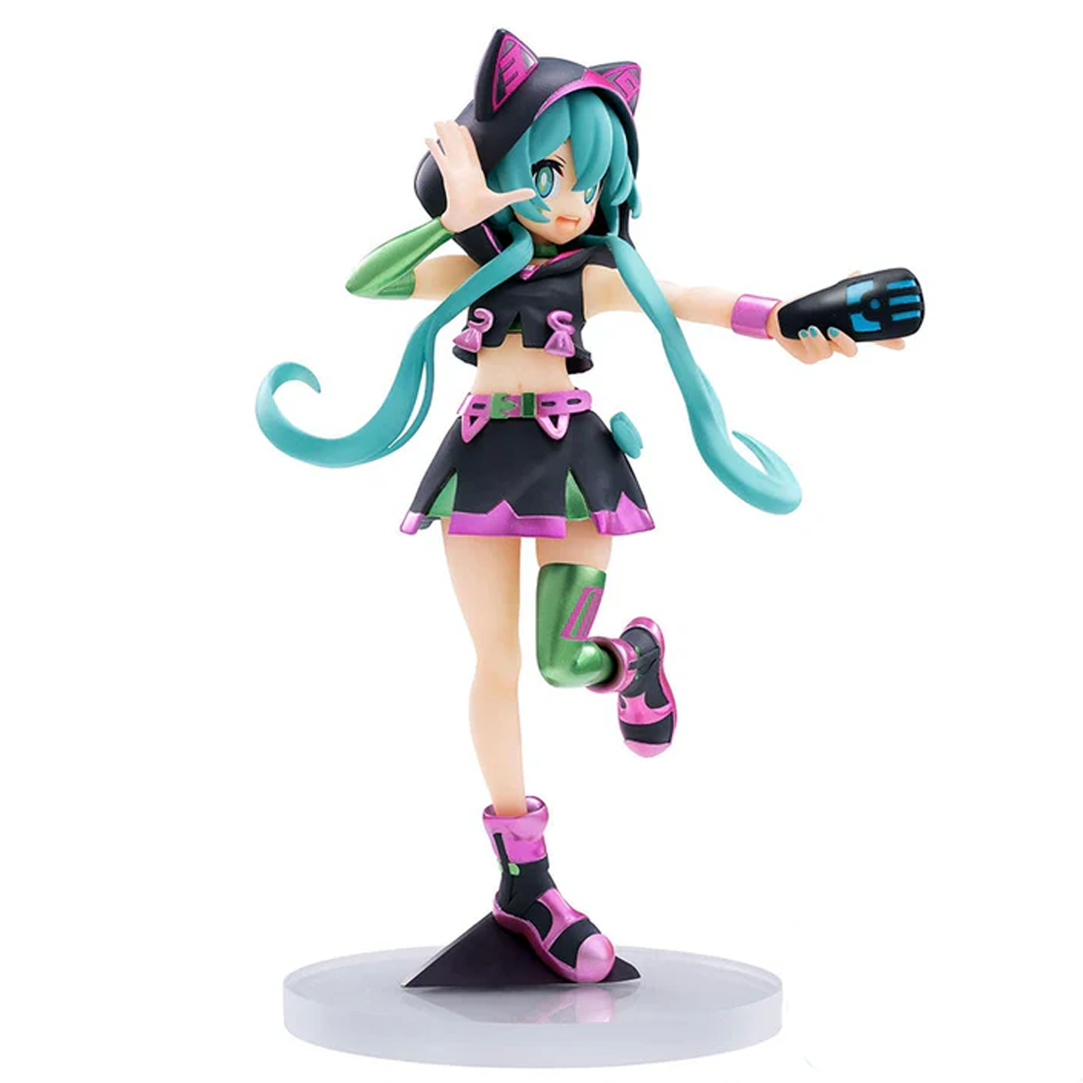 Hatsune Mike Live Stage Sega Luminasta Figure (Front) On a White Background | Happy Piranha