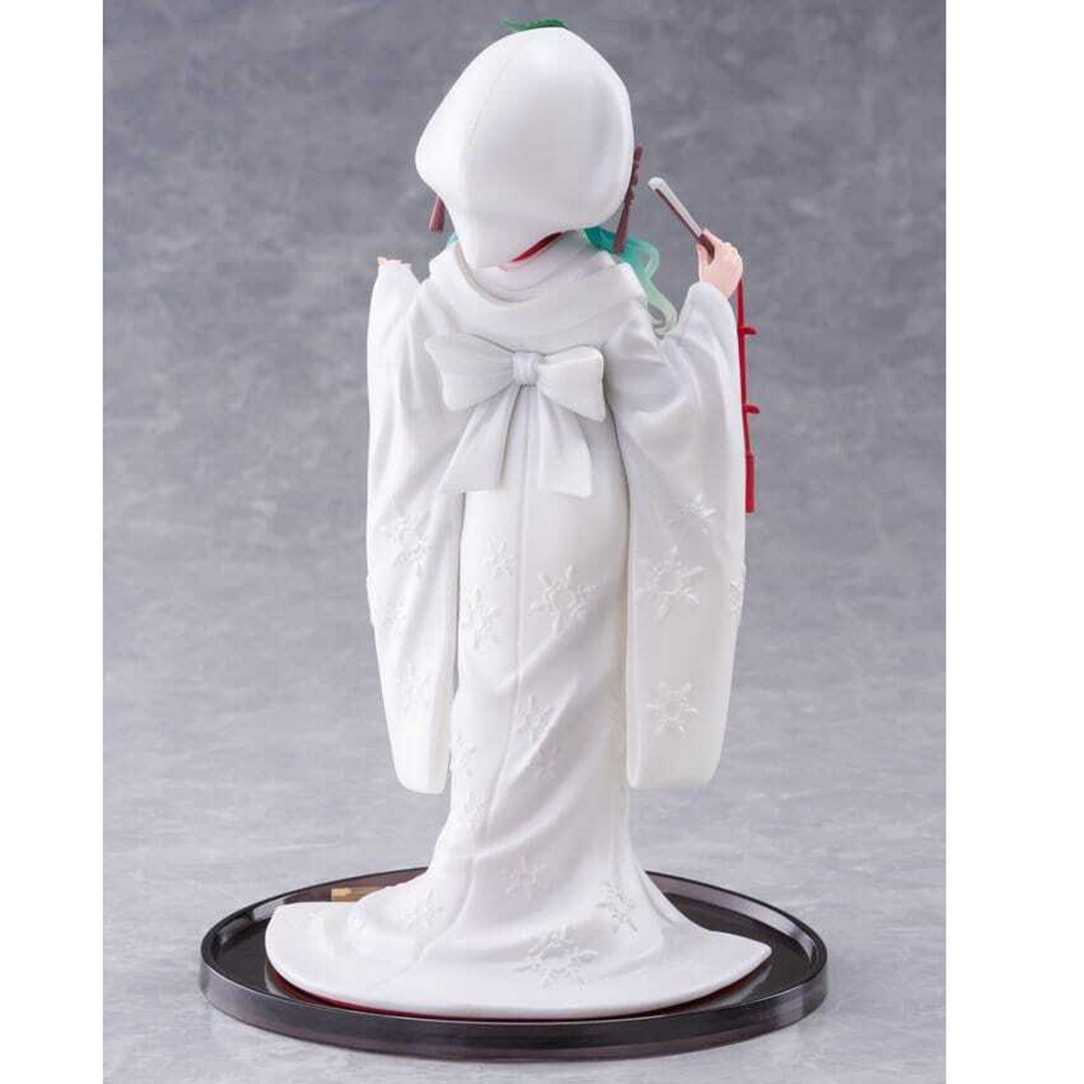 Hatsune Miku: Snow Miku All Star 2013 ver. Artist Masterpiece Figure (Back) on a Grey Background | Happy Piranha