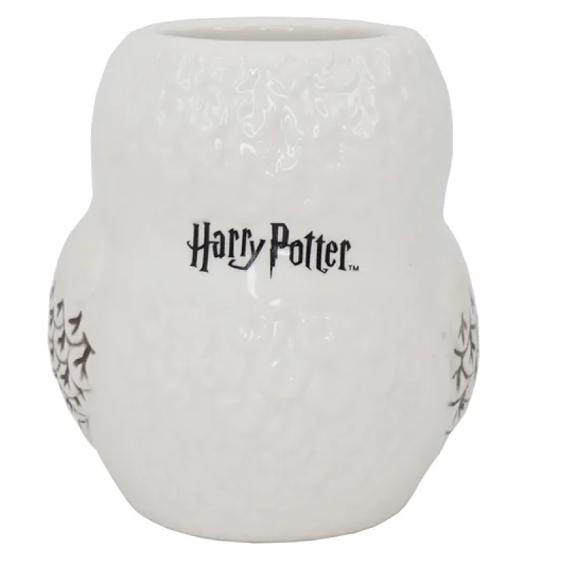 Hedwig the Owl - Harry Potter Mini Plant Pot (Back) | Happy Piranha
