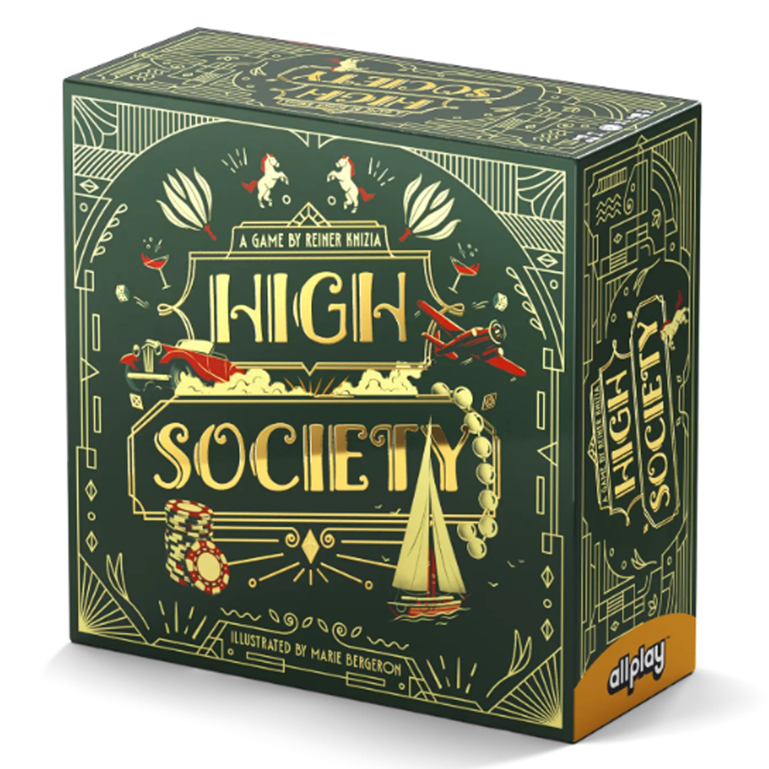 High Society Card Game (Box) On a White Background | Happy Piranha