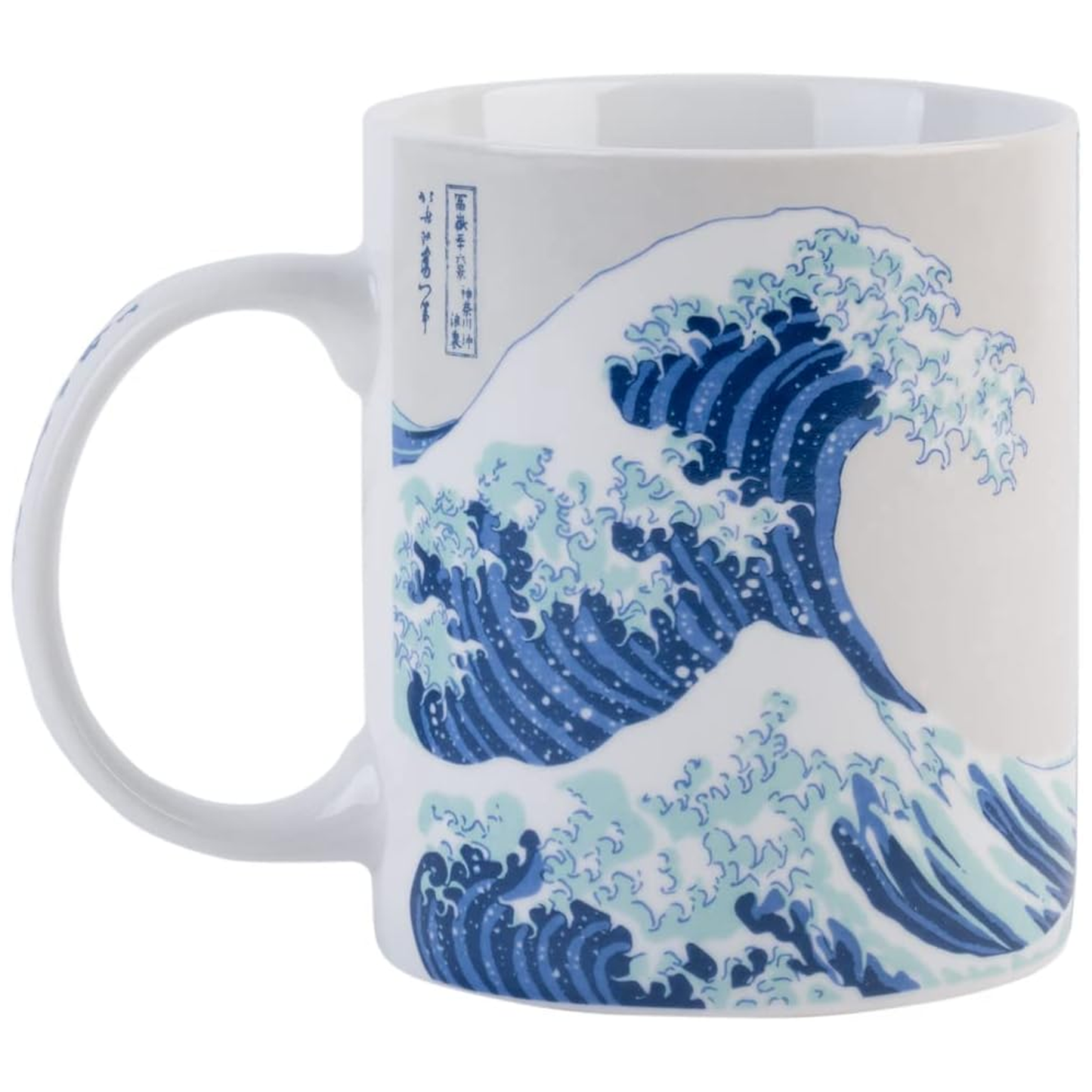 Hokusai: The Great Wave 350ml Ceramic Art Mug (Front) | Happy Piranha