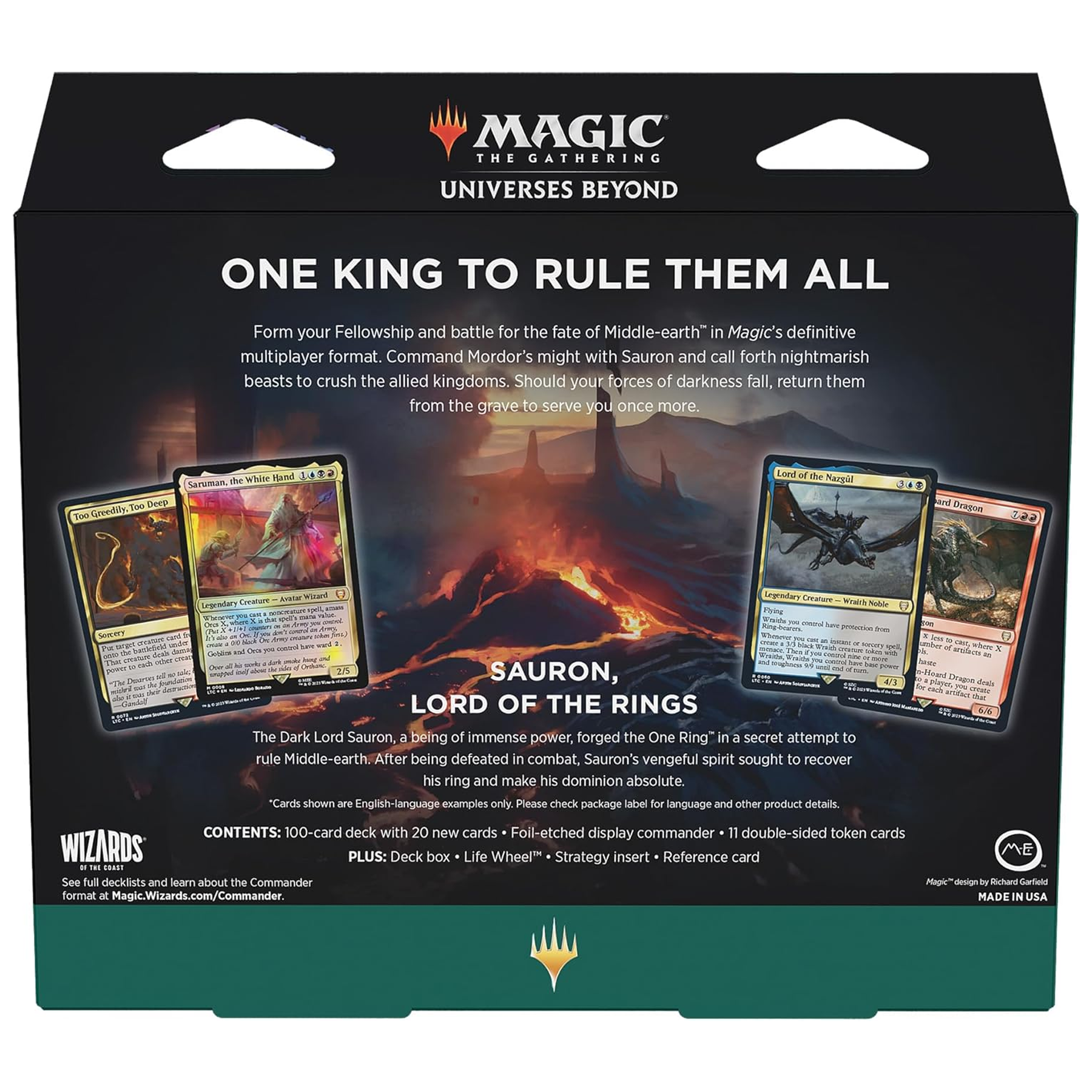 Magic the Gathering: Lord of the Rings Hosts of Mordor Commander Deck – Happy Piranha