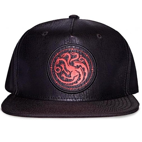 Game of Thrones House of Dragons Targaryen Snapback Cap (Front) | Happy Piranha