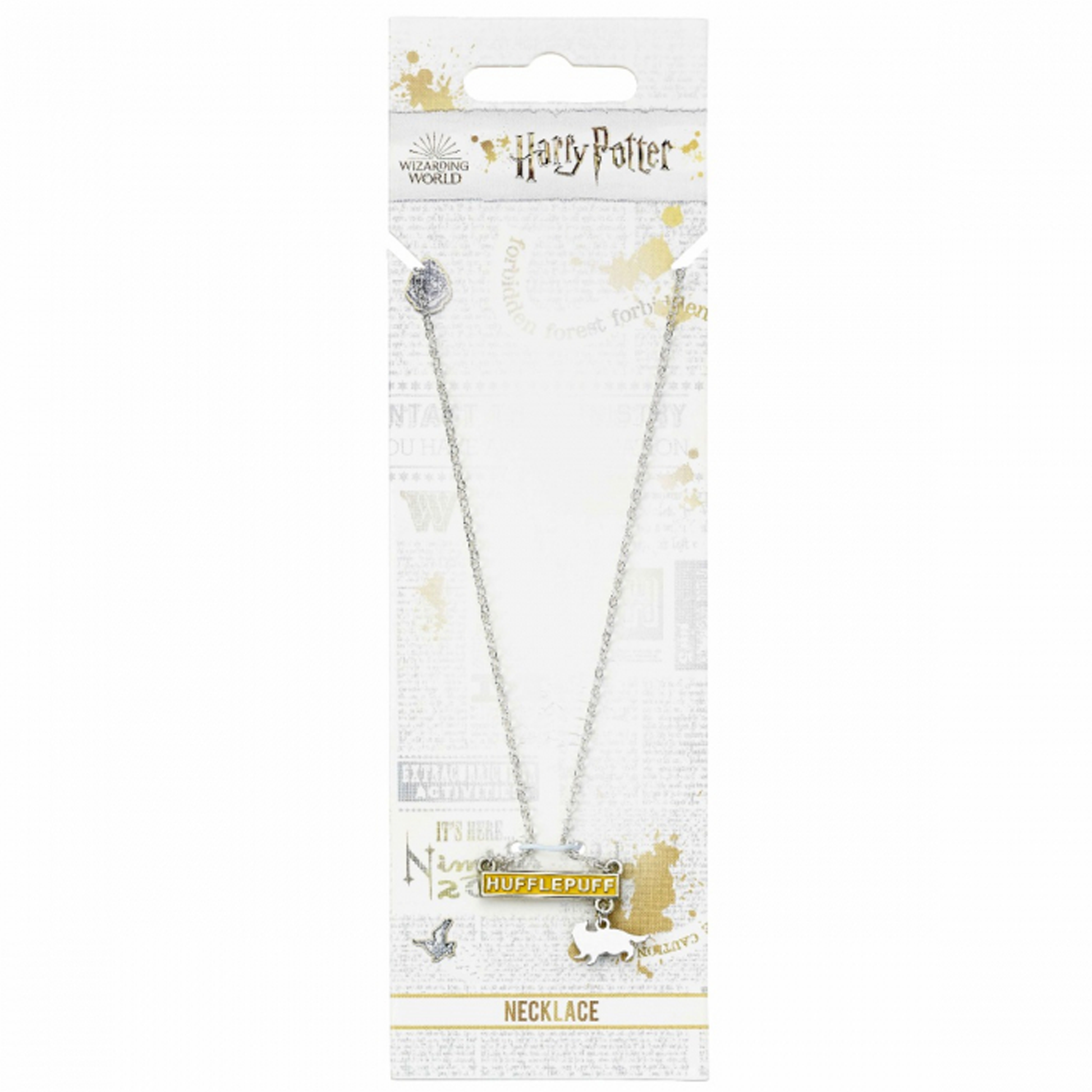 Hufflepuff - Harry Potter Hogwarts House Bar Necklace (in Packaging) | Happy Piranha