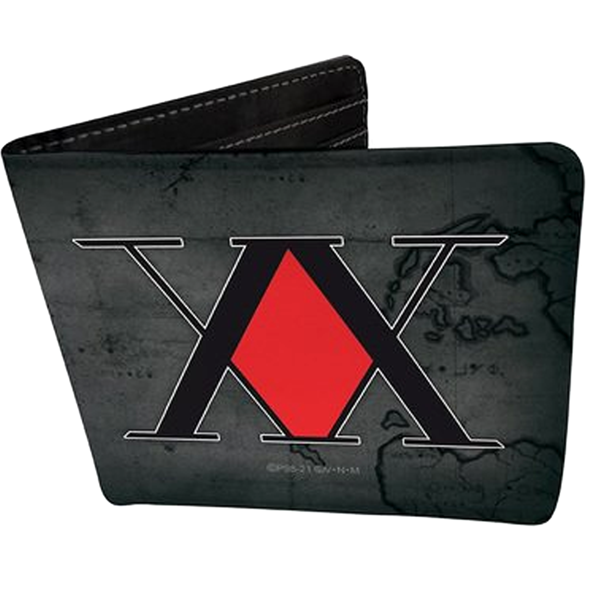 Hunter X Hunter Emblem Bifold Vinyl Wallet (Back) | Happy Piranha