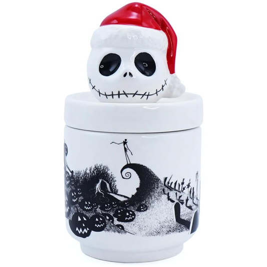 Jack Skellington - Disney Nightmare Before Christmas Collector's Pot (Front) | Happy Piranha
