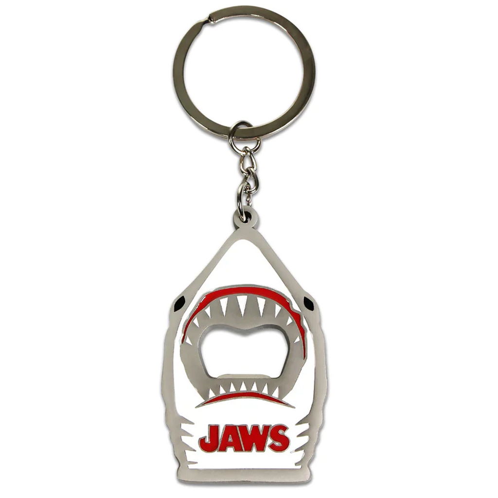 Jaws Great White Shark Metal Bottle Opener Keychain | Happy Piranha