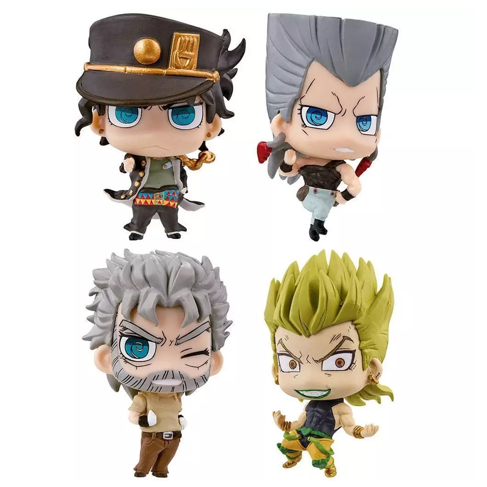 Jojo's Bizarre Adventure Re-Collect Mini Figure Gachapon Capsule Toy (All 4 Figures) | Happy Piranha