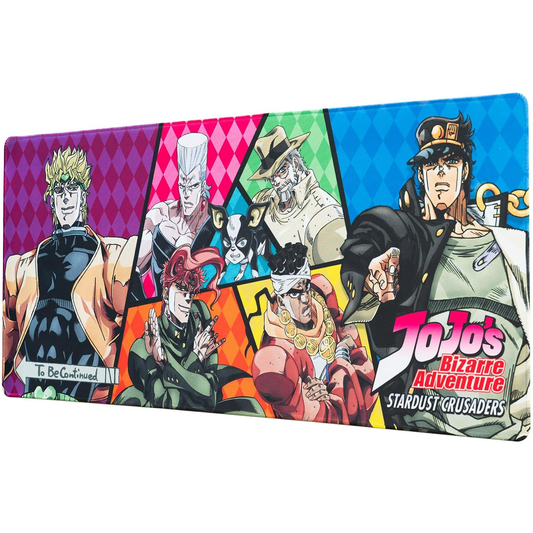 JoJo's Bizarre Adventure XXL Anime Mouse Pad & Keyboard Mat | Happy Piranha