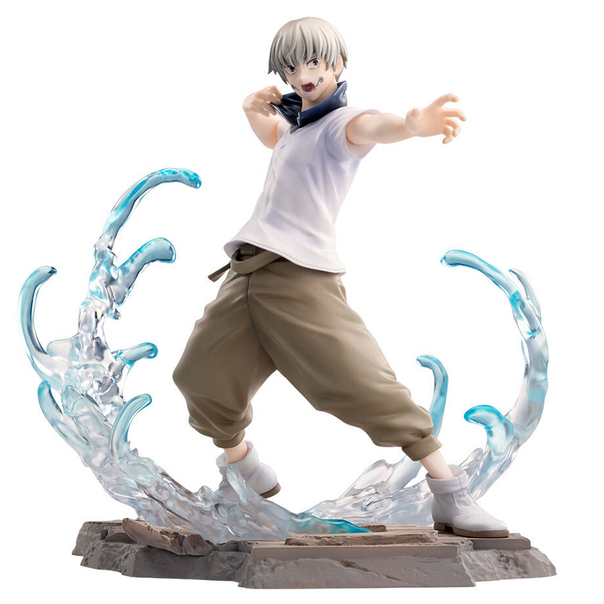 Jujutsu Kaisen Toge Inumaki Brush Up ver. Luminista Figure (Front) on a White Background | Happy Piranha