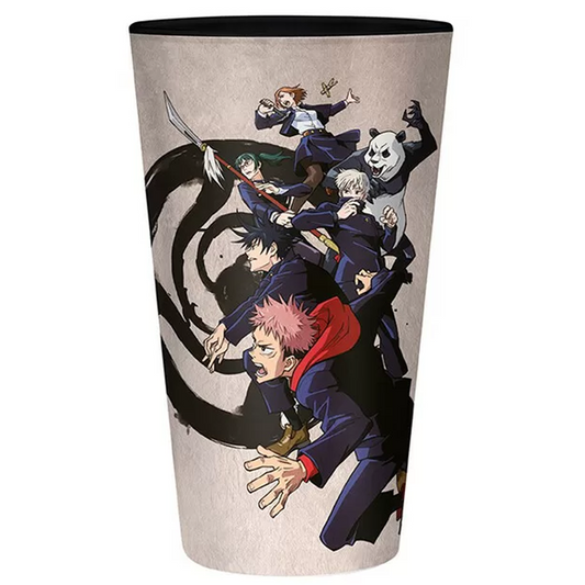 Jujutsu Kaisen XL Drinking Glass (Front) | Happy Piranha