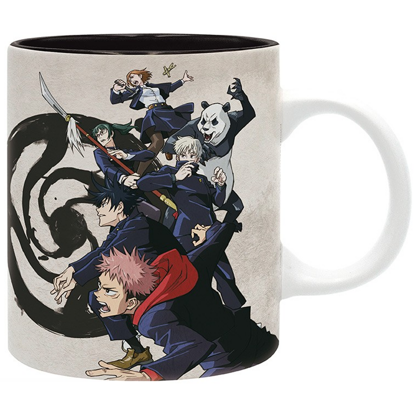 Jujutsu Kaisen Ceramic Mug - The Crew (Front) | Happy Piranha