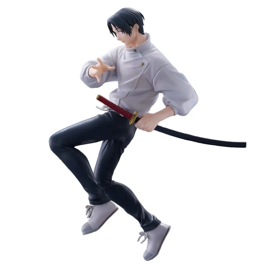 Jujutsu Kaisen Yuta Okkotsu Trio-Try-It Figure on a White Background | Happy Piranha