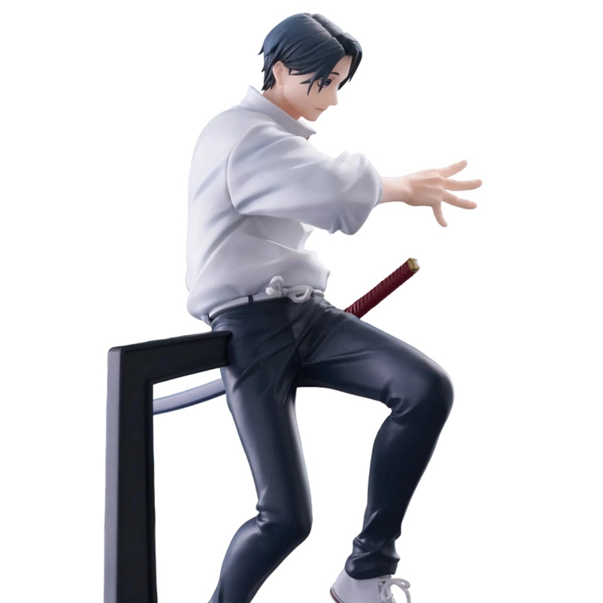 Jujutsu Kaisen Yuta Okkotsu Trio-Try-It Figure and Stand on a White Background | Happy Piranha