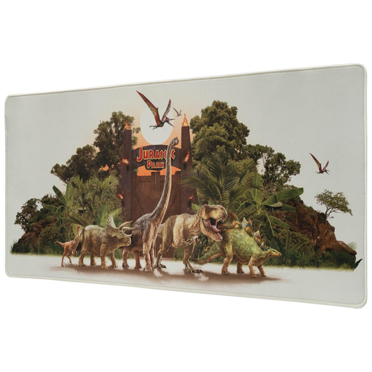 Jurassic Park Dinosaur XXL 31.5 Inch Mouse Pad & Keyboard Mat | Happy Piranha