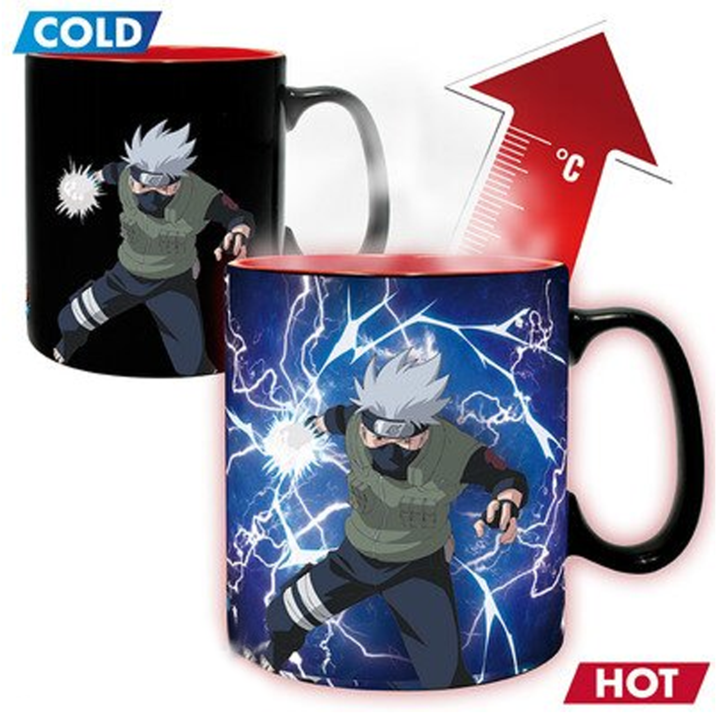 Naruto Shippuden - Kakashi & Itachi Heat Change Mug (Kakashi) | Happy Piranha