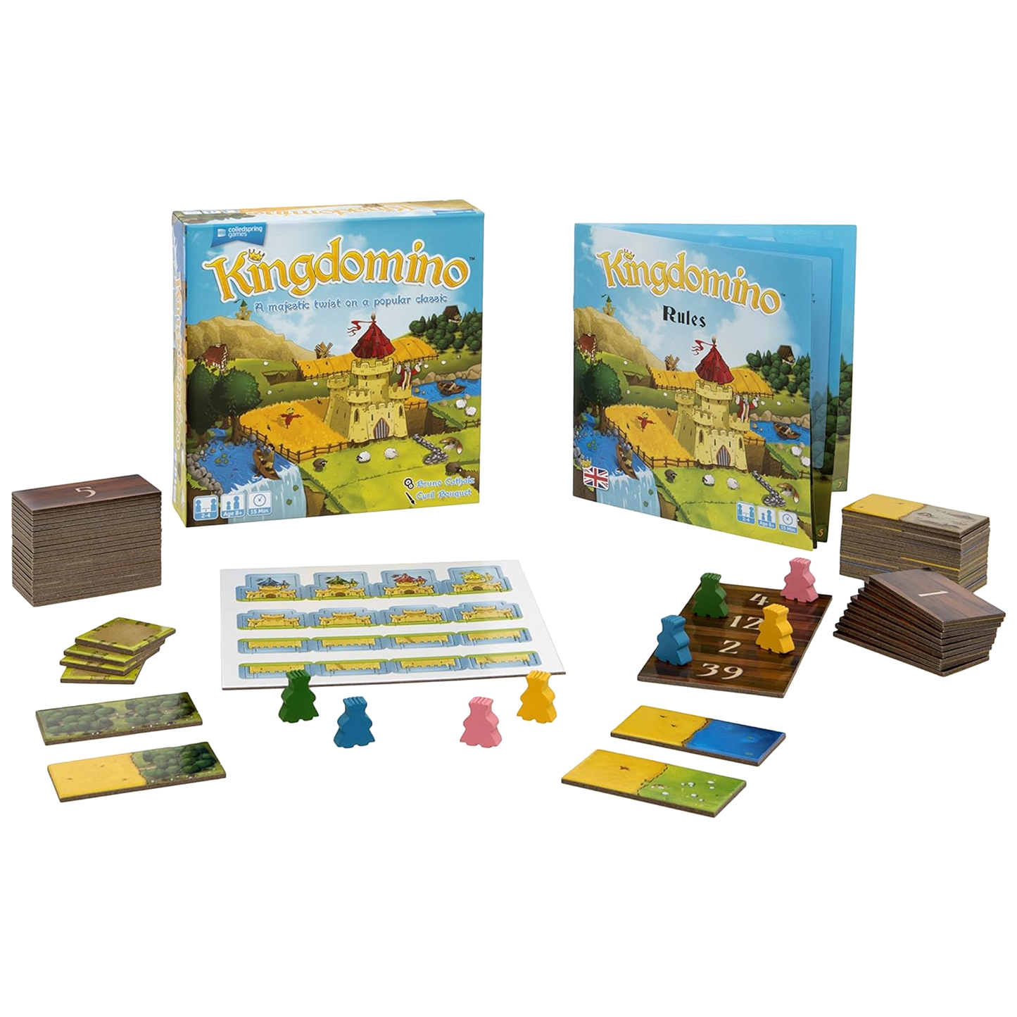 Kingdomino Board Game (Box and Contents) | Happy Piranha