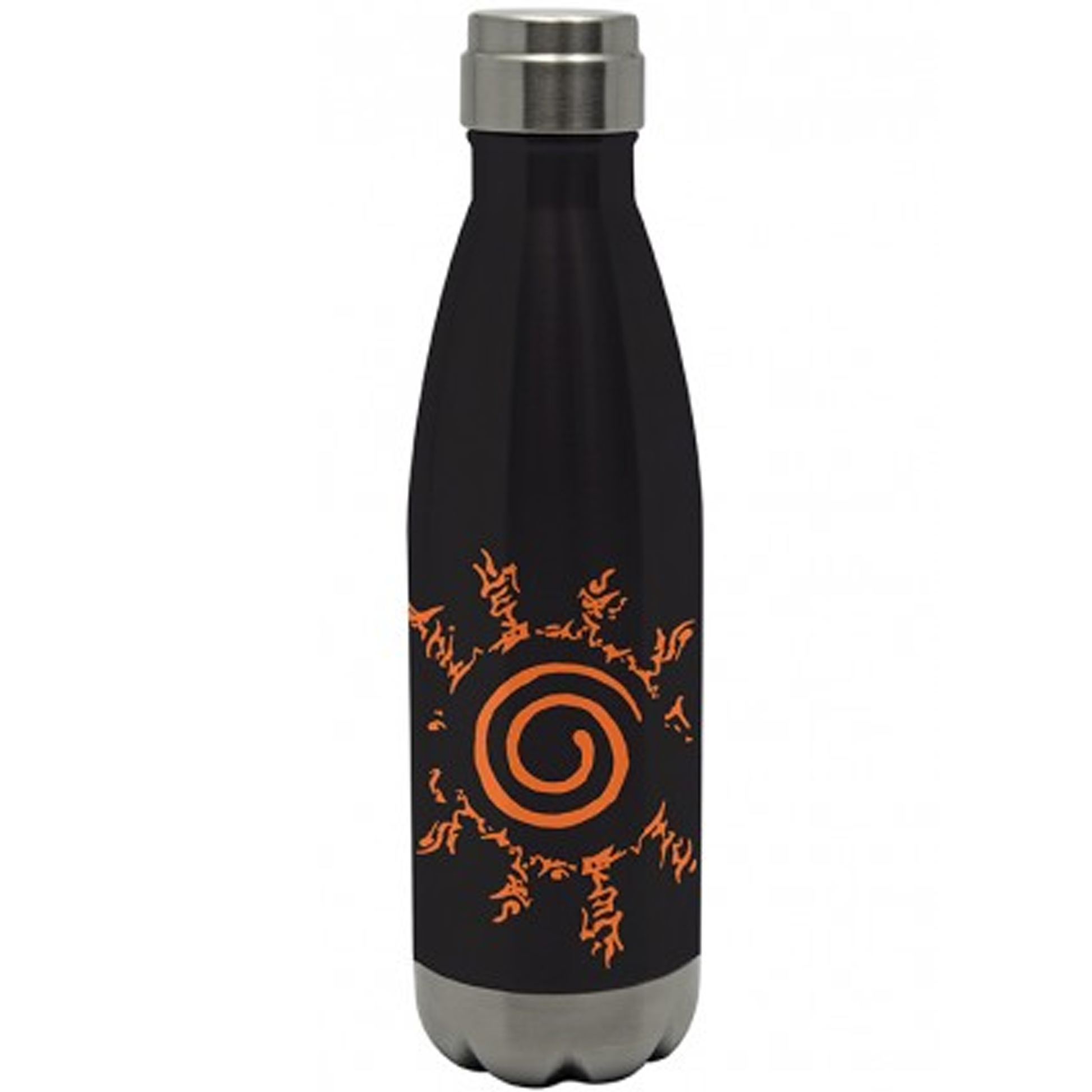 Naruto Shippuden Konoha Symbol Water Bottle (Back) | Happy Piranha