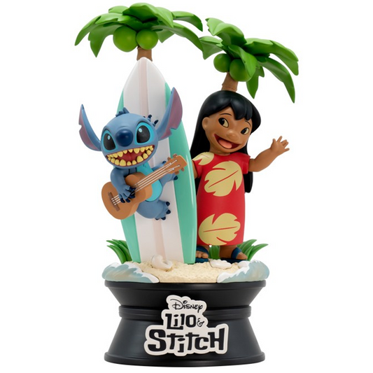 Lilo & Stich Go Surfing Disney 1:10 Scale Figurine (Front) | Happy Piranha